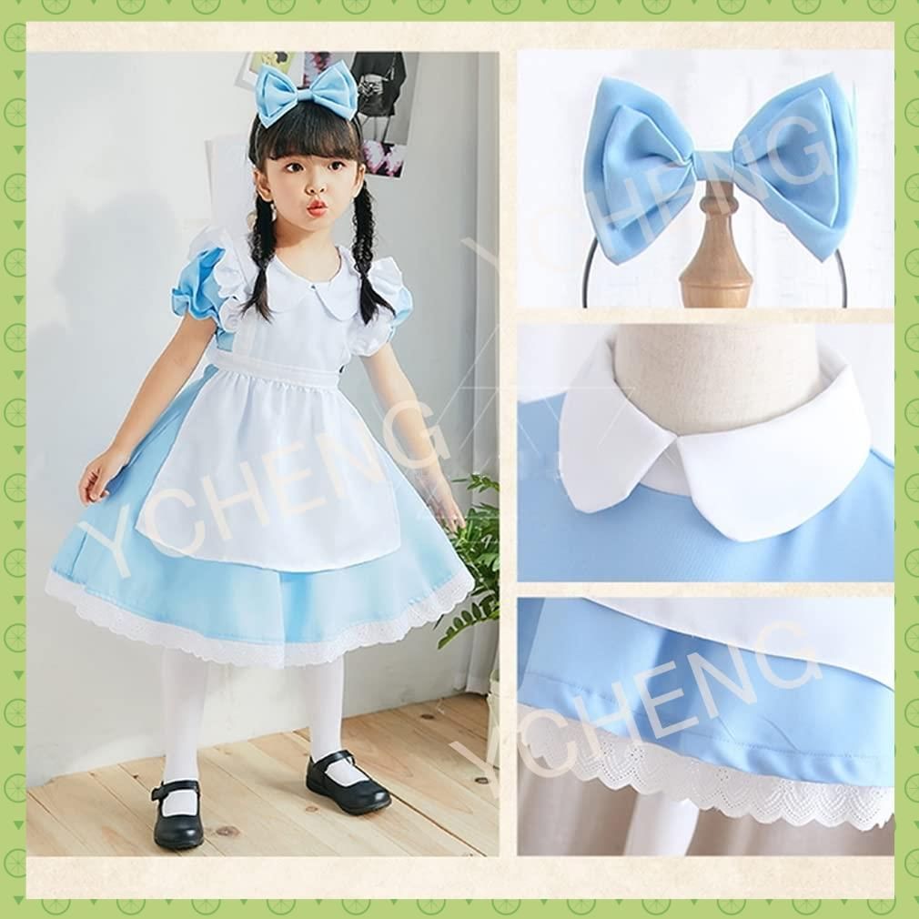 アリス 子供女性用ドレス DELUXE アリス・イン・ワンダーランド 衣装、コスチューム コスプレ – ハロウィン衣装の通販 – アメリカンコスチューム