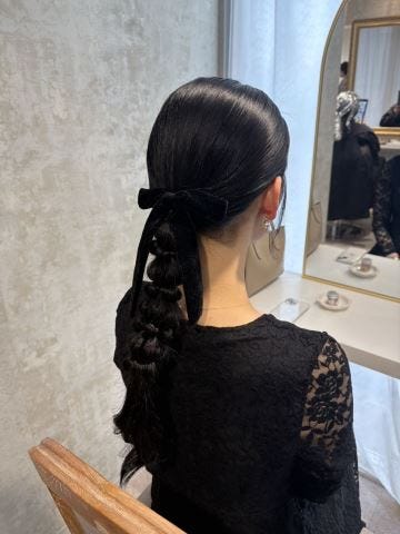 2025年秋 カジュアルな結婚式・披露宴、パーティ・二次会のヘアアレンジ・ヘアセットが得意な髪型 ヘアカタログ・ヘアスタイルヘアアレンジ・ヘアセット を探す- OZmallビューティ