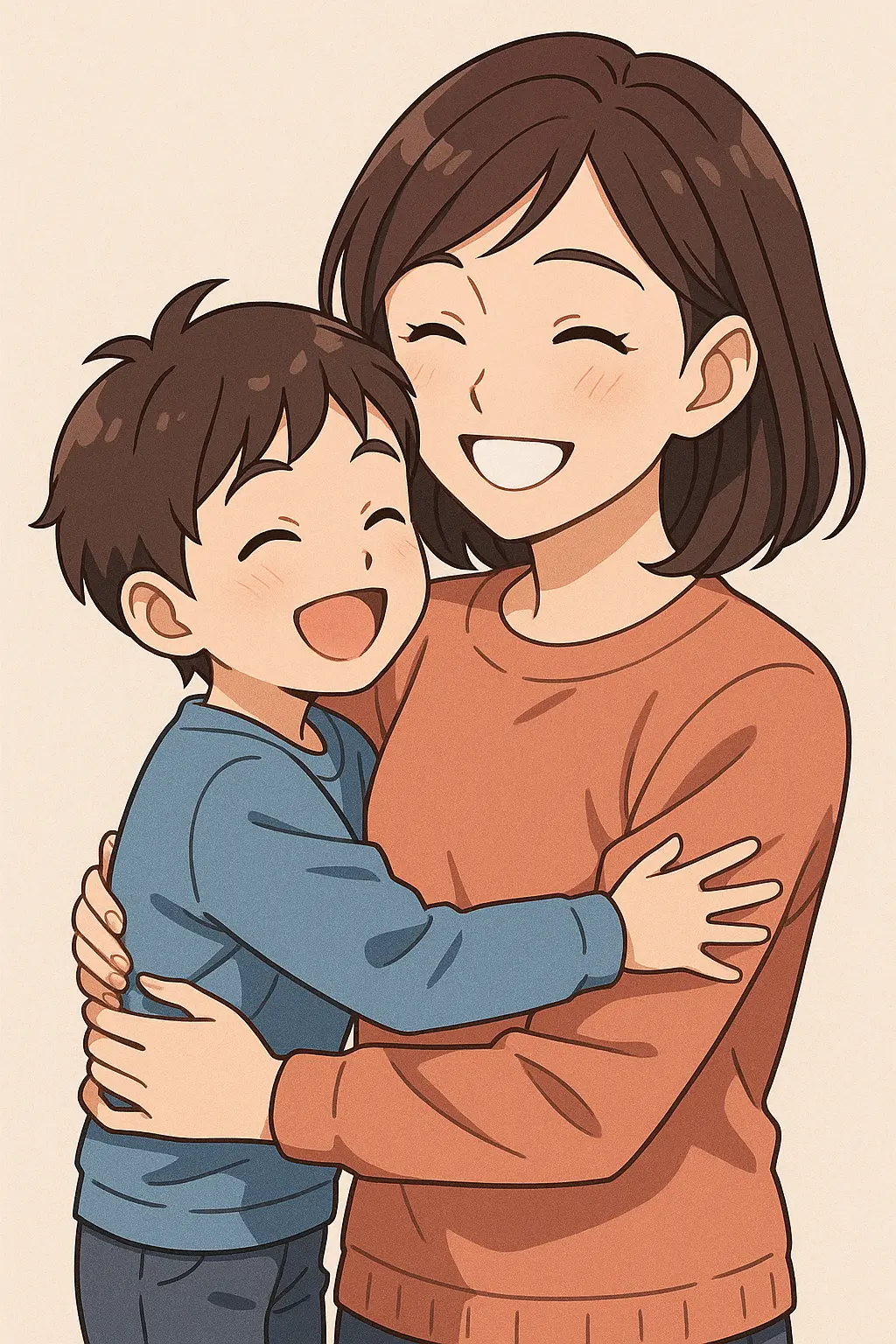 友達を気持ちよくハグする方法イラスト素材透過、PNGフリー画像ダウンロード - Pngtree