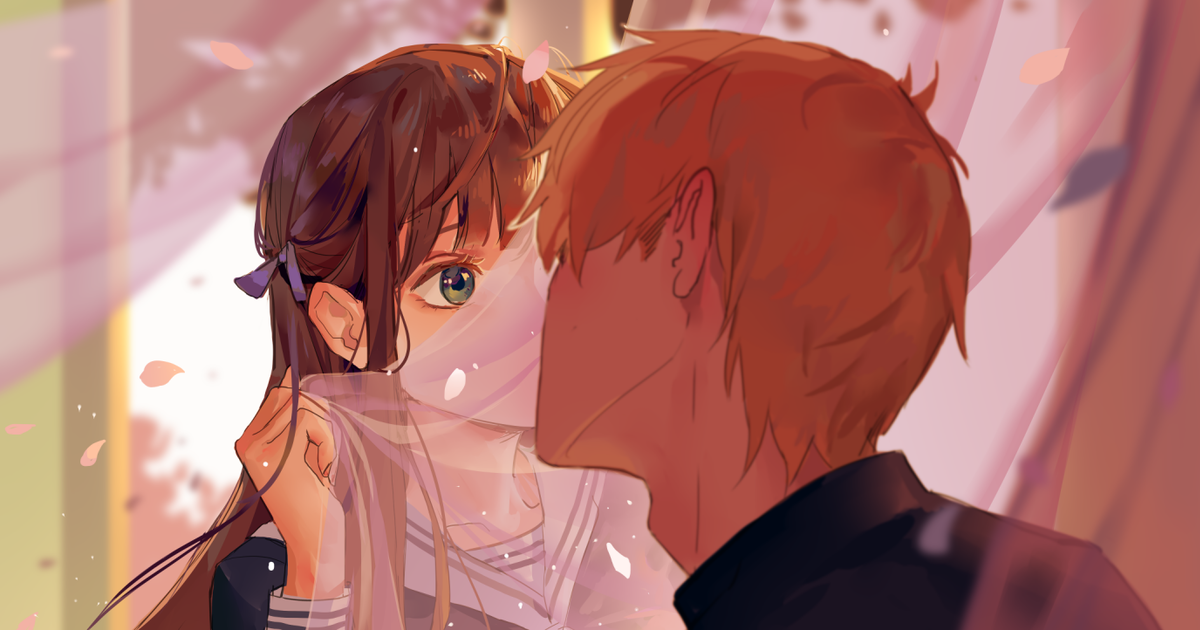 カップル ほっぺにキス イラスト - No: 746958無料イラスト・フリー素材なら「イラストAC」