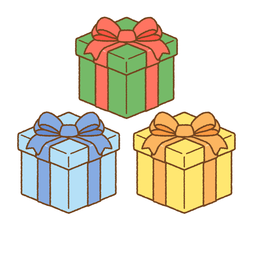 プレゼントのライン素材商用OKの無料イラスト素材サイト ツカッテ