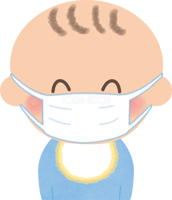 無料イラスト かわいいフリー素材集: 出産のイラスト「赤ちゃんとお母さん」