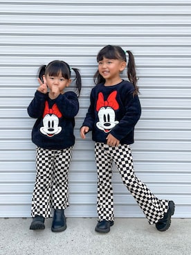 40周年クリスマスディズニー🎄❤️ 家族でミキミニコーデ🫶