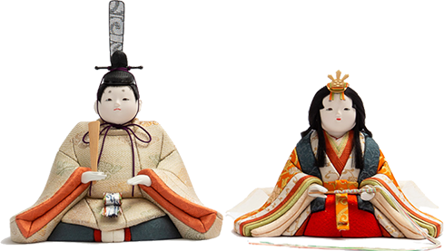 伝統的雛人形 ひな祭り 雛人形小倉草園紫桜雛 しおうびな– 人形の