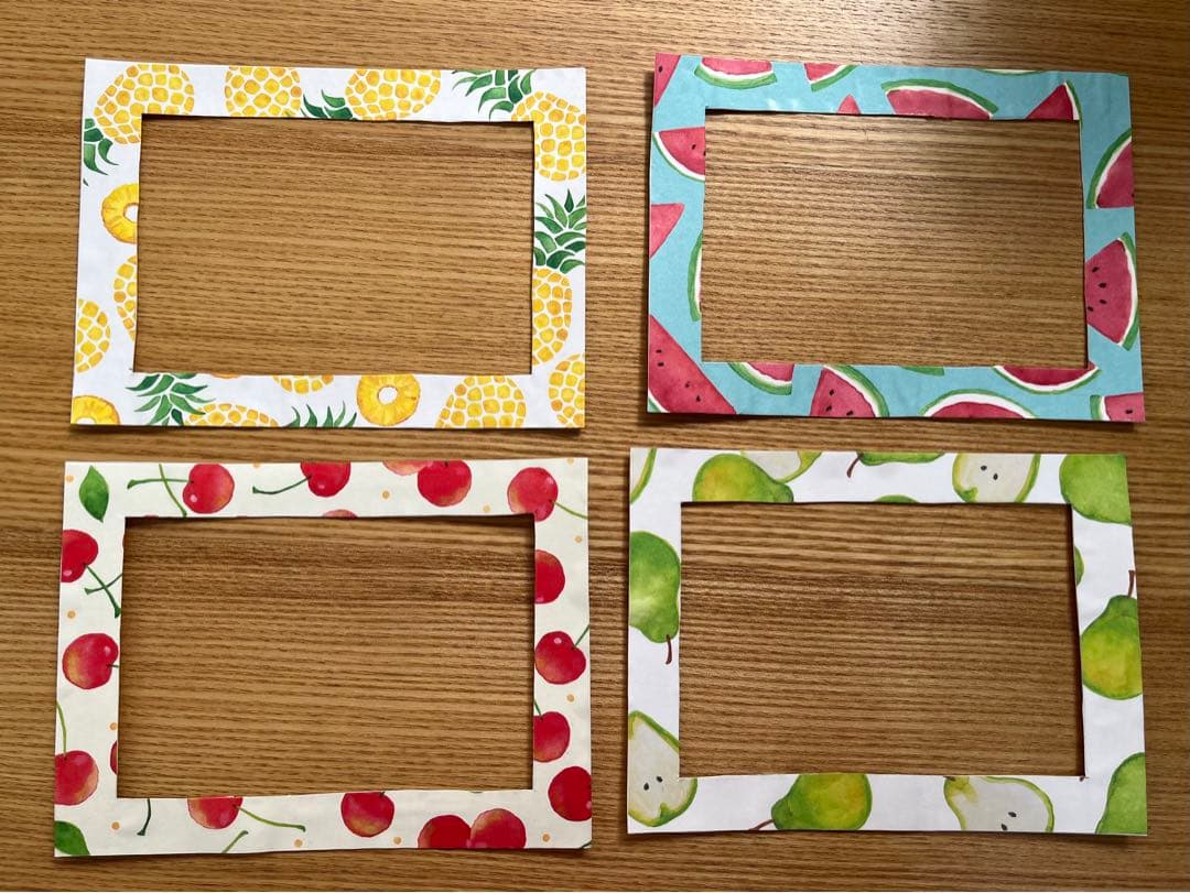 布使い 手作りフォトフレームの作り方 choppy流