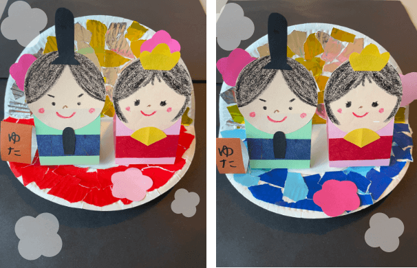 ひな祭り製作 紙皿でかんたん可愛い、ひな人形の作り方ほいくびより
