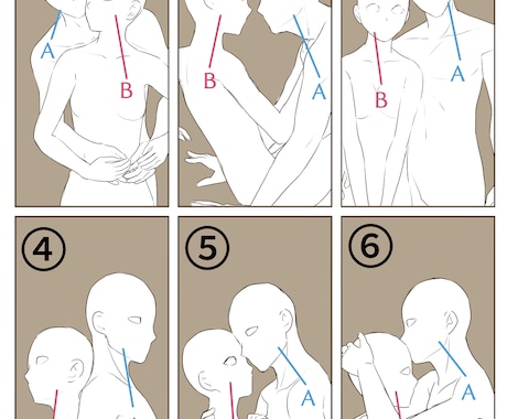 思わずドキッとしちゃう⁈シチュエーション別！男女カップルの描き方いちあっぷ