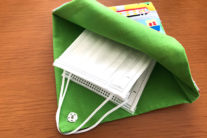 洗える!!2か所縫うだけ!!シンプルなマスクケースhandmade studio jms ハンドメイド スタジオ ジェイエムエス