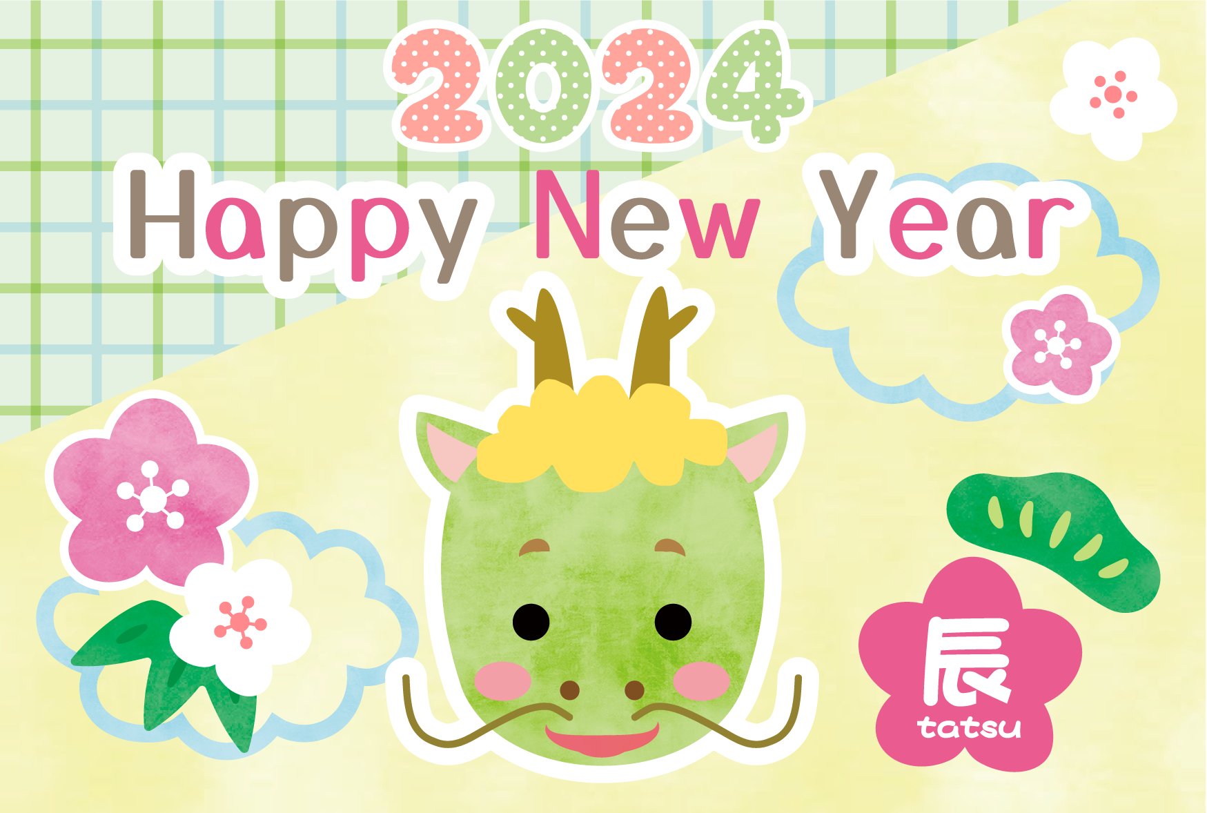 2024年辰年年賀状イラスト E.N えん- Illustrations ART street