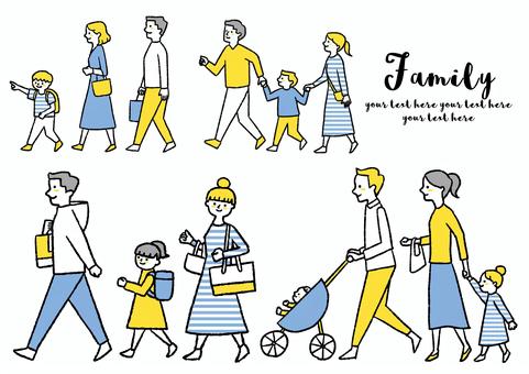 無料イラスト海外への家族旅行パブリックドメインQ：著作権フリー画像素材集