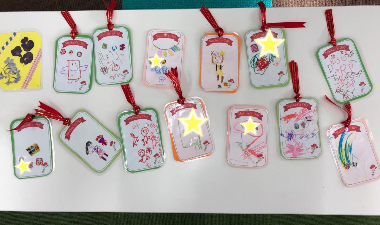 高齢者レク 5月 母の日メッセージカード 手作り工作DIY Mother's day message card