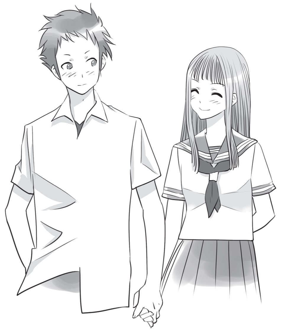 歩く カップルポーズ - CLIP STUDIO ASSETS