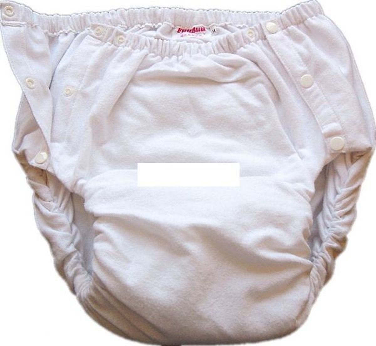 懐古堂 おむつカバー LLサイズ 可愛い 表は青に花柄で明るい 裏