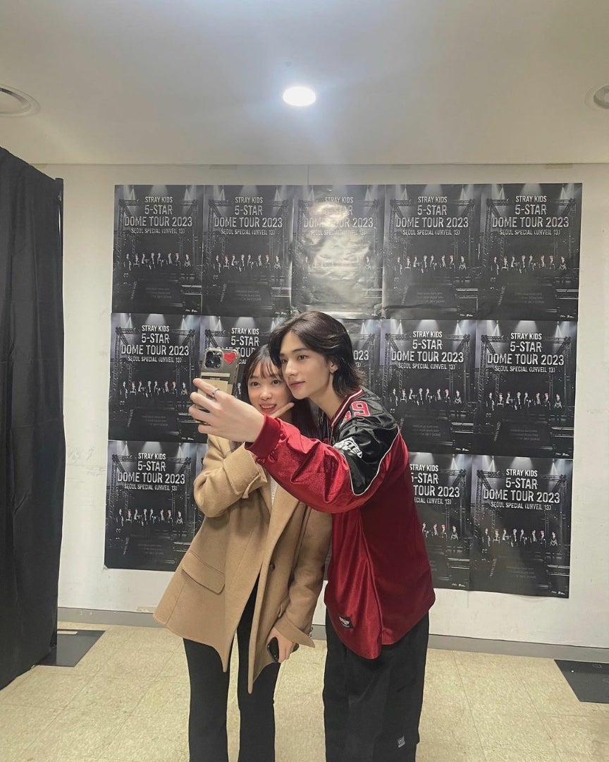 ♥️🐶ONEちゃん🐶♥️キッズが横一列に並ぶの めっちゃかっこよくて好きなんだよねー😆🩷straykids ストレイキッズskzスキズbangchan バンチャンleeknow リノchangbin チャンビンhyunjin ヒョンジンhan ハンInstagram