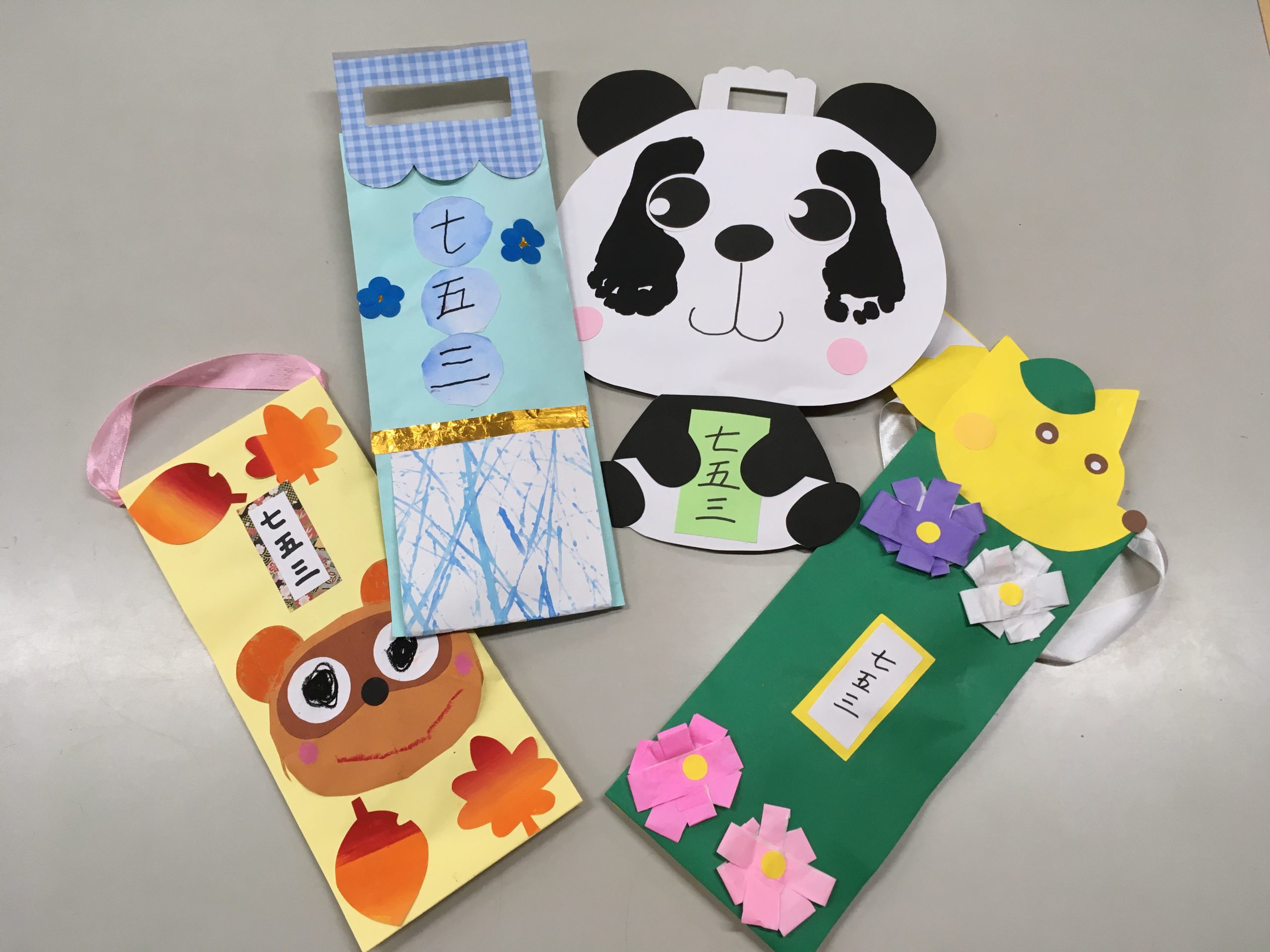 七五三のオリジナル千歳飴袋製作アイデア