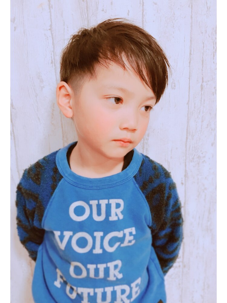 ツーブロック 前髪短め 子供TikTok