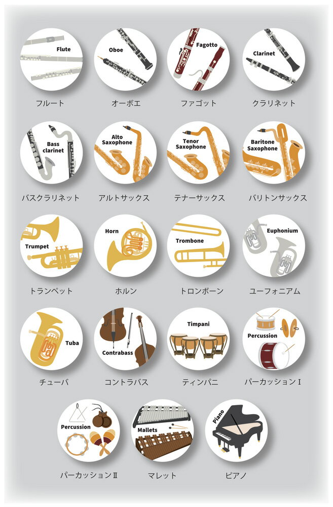 吹奏楽フレーク アルバムクラフトや日記・手帳、カレンダーや写真、色紙やイベントなど ハンドメイドイラスト シール・ステッカーFukaFuka レビュー返信お休み中 通販 14692939Creema クリーマ