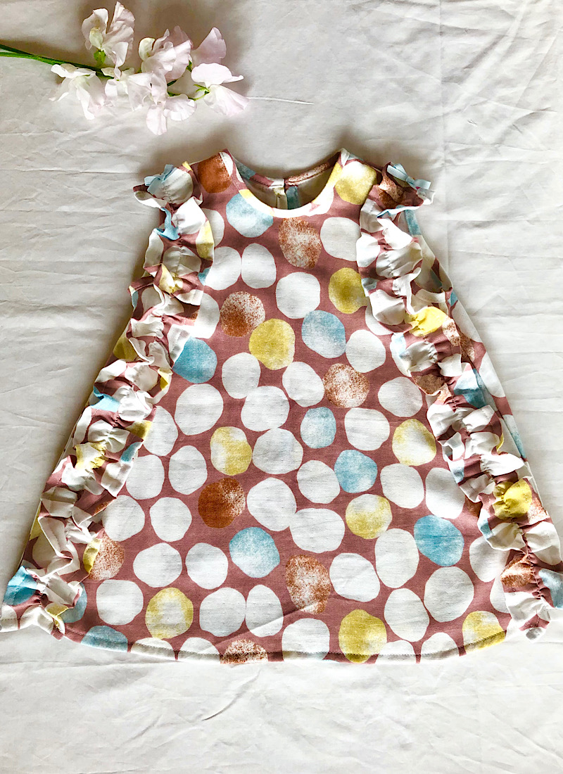 楽天市場週間ランキング1位12冠！型紙 ワンピース 子供 子供服 パターン カット済み 商用利用 女の子 上品 かわいい 可愛い お洒落ドレス セーラー ブラウス 手作り 80way ジョリーワンピース ※前立ておまけ付き : Mahoe Anela Shop 楽天市場店