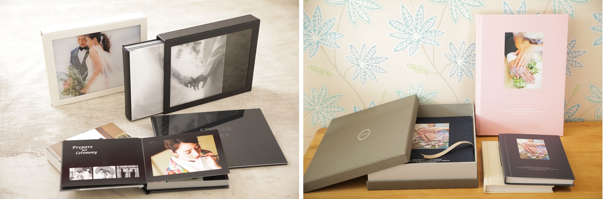 二人の結婚式や大切な思い出をウェディングフォトブックやグッズに残そう