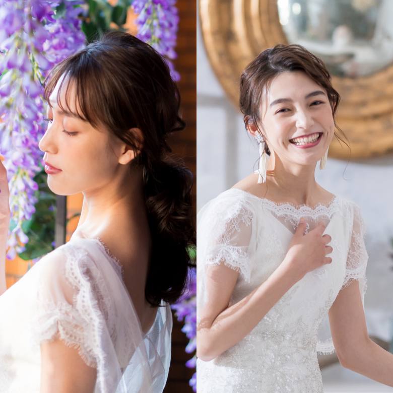 ミディアム 花嫁の髪型23選♡実はアレンジ自在のヘアスタイルって知ってた？ウェディングニュース