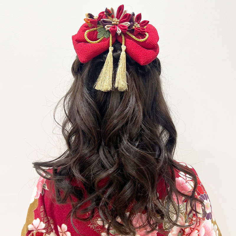 卒業式袴着付け☆ハーフアップリボンアレンジ：L154695647ネオリーブ チッタ 阿佐ヶ谷店 Neolive citta のヘア スタイルホットペッパービューティ