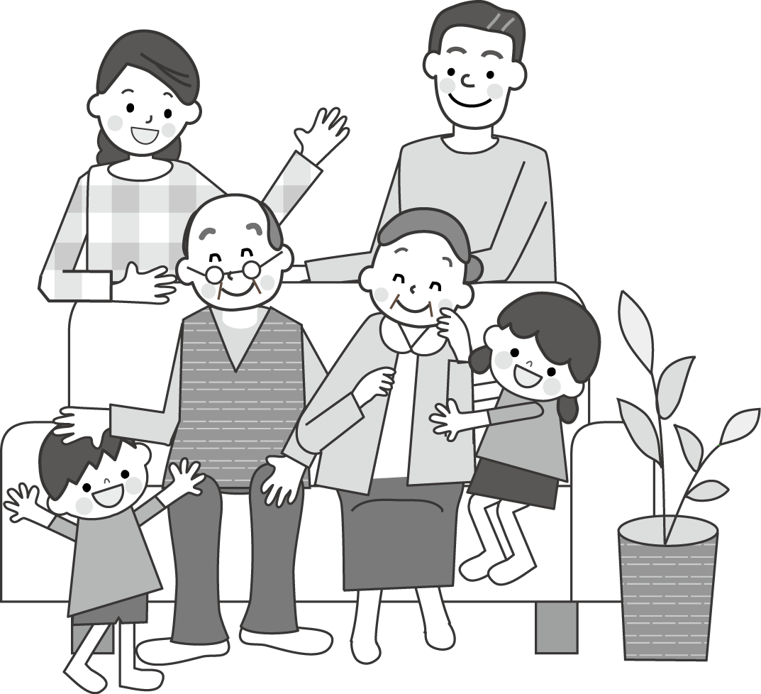 団らん・家族団らん」のイラスト素材・ベクター画像 - イメージマートimagemart