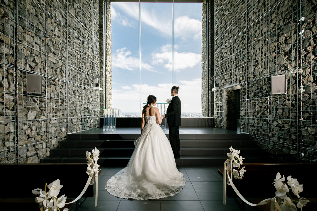 大阪の人気チャペルで挙げる、挙式さながらのフォトウェディング