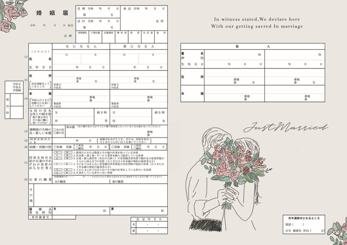 御朱印集め・キャラクターコラボ！最近の婚姻届けのデザインが凄いことになっていたおもしろいオリジナルウエディングなら結婚式プロデュースの空飛ぶペンギン社