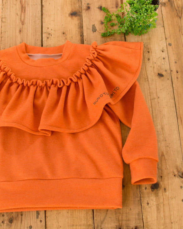 子供服 フリルブラウスの作り方_裁断簡単で初心者にもおすすめ