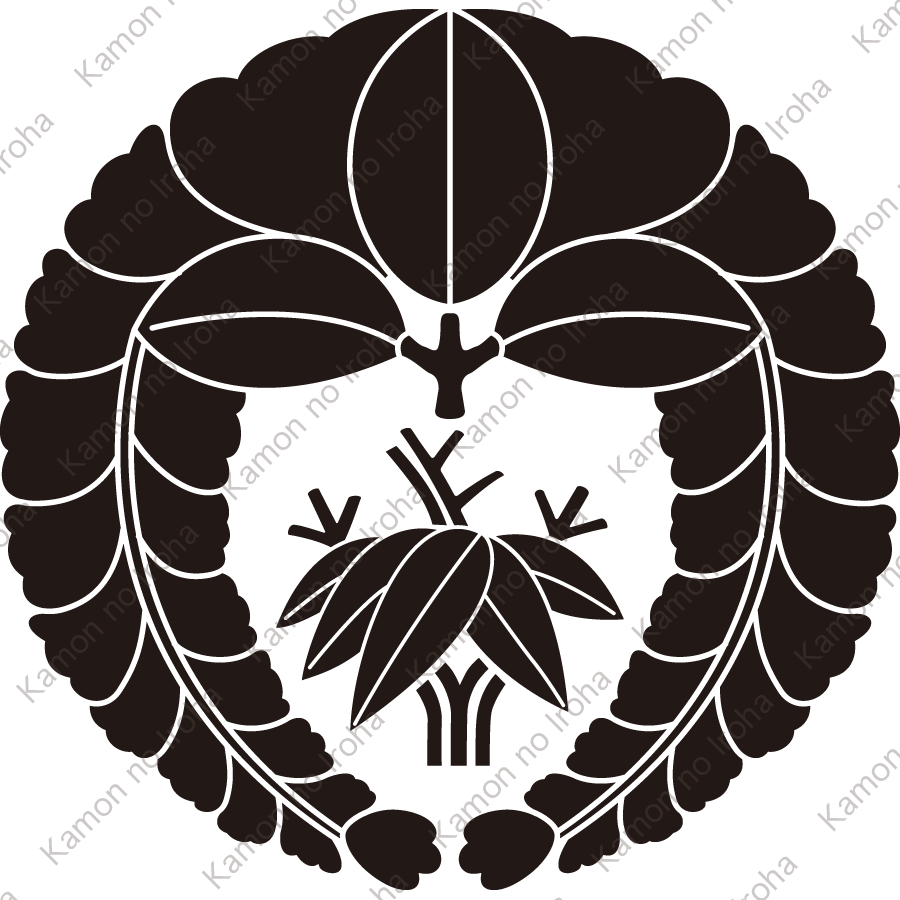 下り藤 金色額入り家紋 縦型 額入りの家紋 当店のお勧め商品です。下り藤 : ヤマトデザインヤフー店 - 通販 - Yahoo!ショッピング