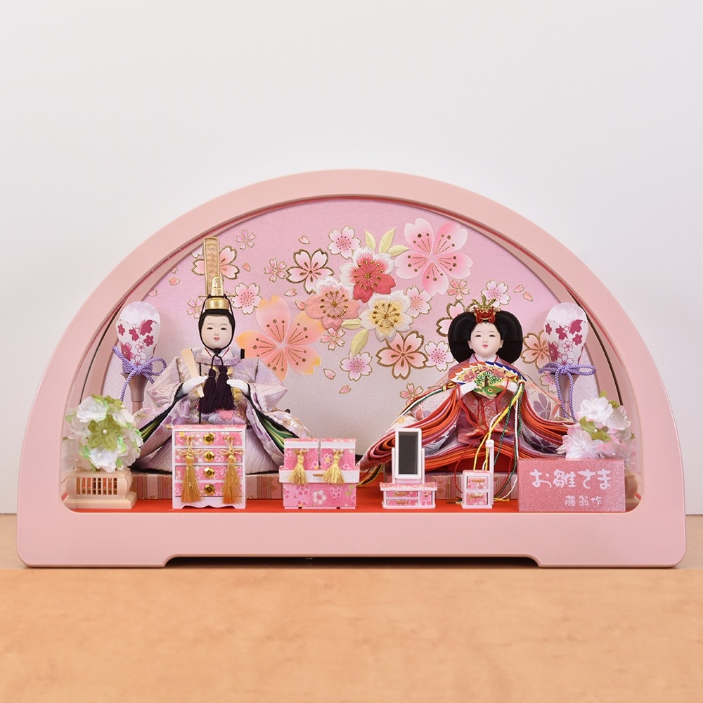 雛人形 ケース飾り うさぎのお雛様 錦彩うさぎ雛三段飾り アクリルケース入り五人飾り2597-859コンパクト おしゃれ かわいい 季節行事 雛人形ケース飾り うさぎのお雛様 錦彩うさぎ雛飾り アクリルケース入り五人飾り2597-859コンパクト おしゃれ かわいい