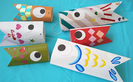 作り方 こいのぼり 画用紙TikTok