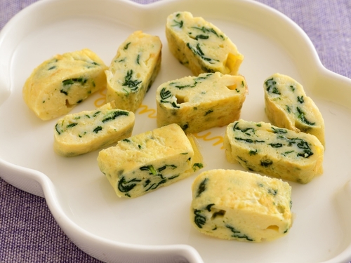 離乳食後期 9〜11ヶ月ごろ レンジでできるにんじん入り卵焼きmamatas ママタス