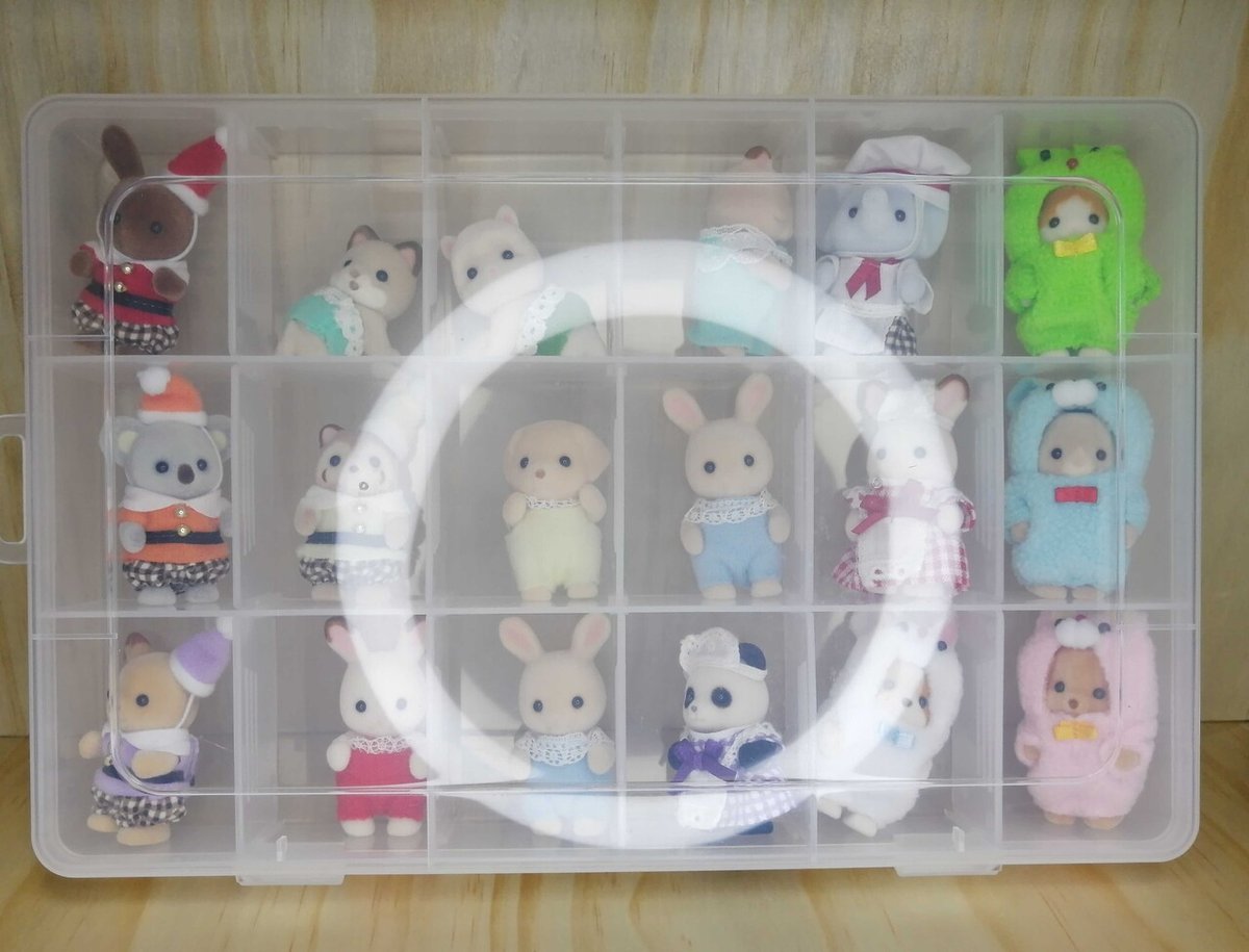 シルバニアファミリー セット 多数 収納ケース付き！ 赤い屋根の大きなお家ギフトセット シルバニアファミリ