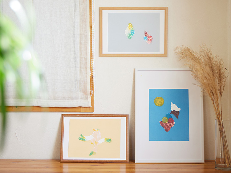 子どもの作品どう飾る？6名のインスタグラマーさんから届いた、みんなのおうちギャラリー発表会！アンジェ日々のコラム