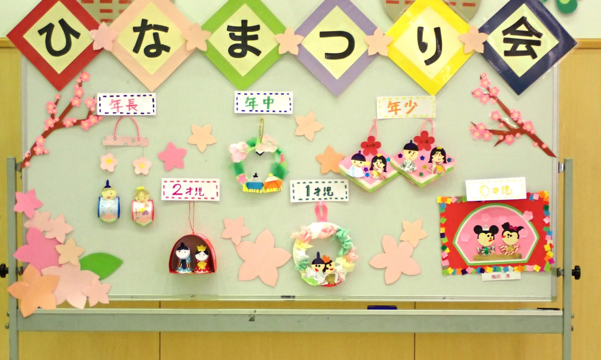 年長 ひな祭り製作“お雛様” - きんちゃんようちゃん日記＆園長だより