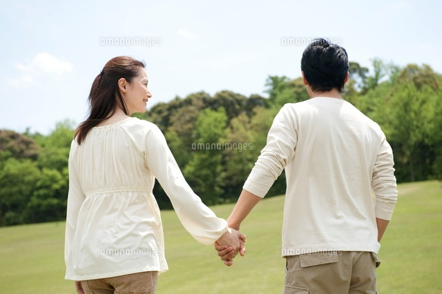 手をつないで歩くポーズ-HoldingHands & Walking pose- - CLIP STUDIO ASSETS