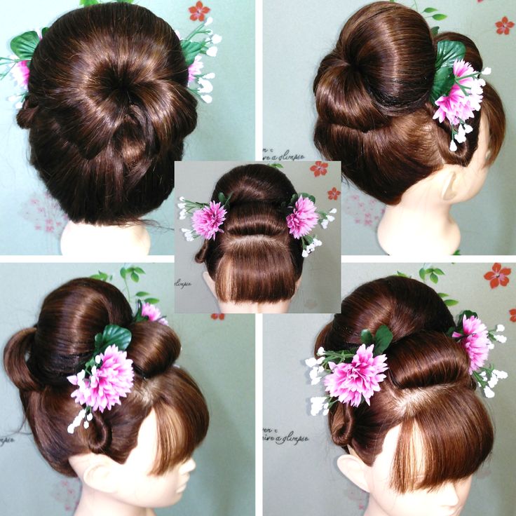 日本髪にぴったりのかんたん！かのこ・ちんころの結び方と使い方京のみやび 楽天市場店 かんたんヘアアレンジ