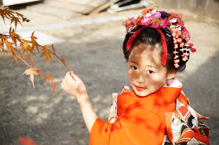 七五三 日本髪 桃割れ– トータルフォトスタジオトマト栃木県小山市の写真館です。七五三、お宮参り、成人式はトマトへ