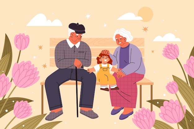 おばあちゃん イラストイラスト無料イラスト・フリー素材なら「イラストAC」