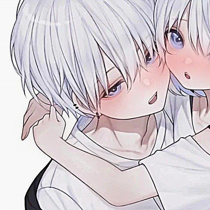 ほんのり甘いツンデレカップルアイコンイラスト・フリー素材なら「シンテリ」