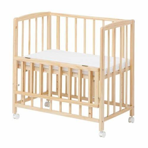 折りたたみベビーベッド ハイ・ローベッド 出産祝いにおしゃれなコンパクト・ポータブルベビーベッド