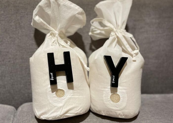 両親へのプレゼントに、新郎新婦からのお手紙アルバム 手作りアルバムアルバムキッチン