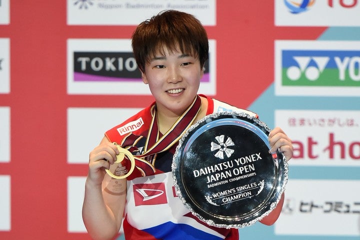 山口茜選手の神レシーブ動画熊本マスターズ2024