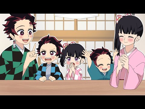 鬼滅の刃×声真似 もしも炭カナの子供が自分の名前を自ら選んだら？とんでもないキラキラネームを選択し、カナヲ顔面蒼白！？ 炭カナ・きめつのやいば・DamonSlayer