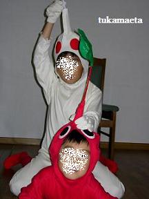 ピクミンハロウィン仮装コスプレおゆうぎ会発表会幼稚園ダンスピクミン4