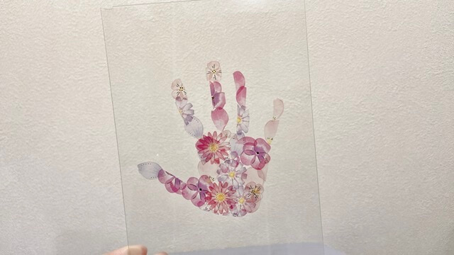 お花の手形アート！素敵に仕上がるオーダーメイド6選とくべつをつくるジャーナル