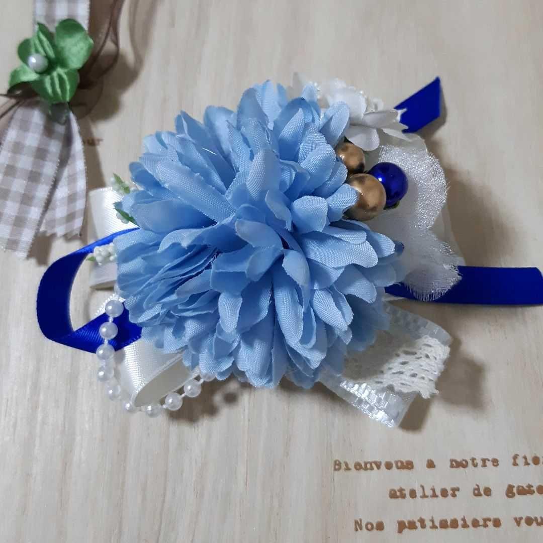 コサージュ 手作り キット 簡単！ 卒園 入園 卒業 入学 に 金のエッヂ♪パールリボン : てづくり 手芸 ファミリアミア - 通販 -Yahoo!ショッピング