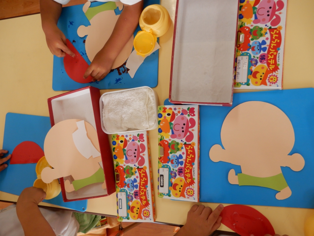 運動会の壁面制作いなりもり保育園