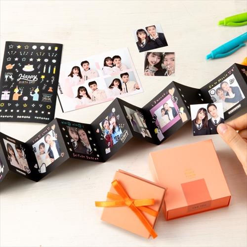 Amazon.co.jp: 思い出帳 スクラップブ 手作 アルバム DIY 黒台紙 40枚 手作りフォトフレームブックお友達へのプレゼント 結婚式写真 アルバム ウィンドウブルー-セット: ホビ